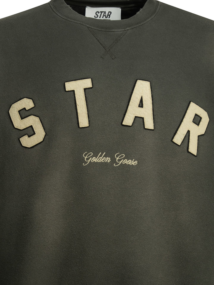 Golden Goose Star Sweatshirts - Black | ce289be1a6b856fa806b29782e7e8f4a29e99f0b