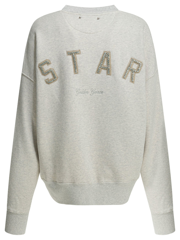 Golden Goose Star Sweatshirts - Grey | 3513b9f7b4538e727c37d6b20980205935d2e52b