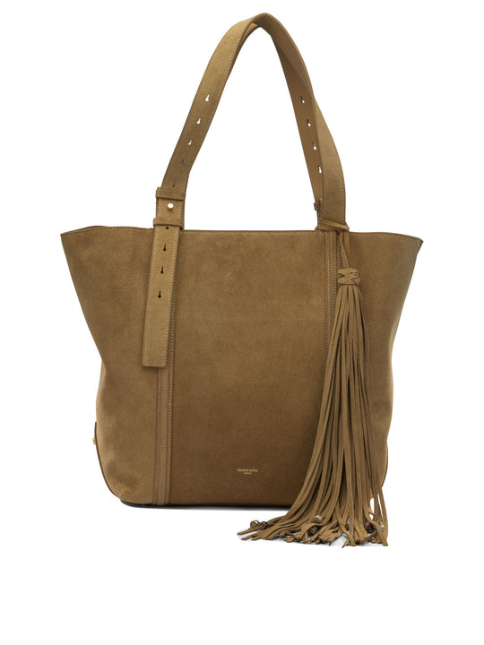 East West Shoulder Bags Brown