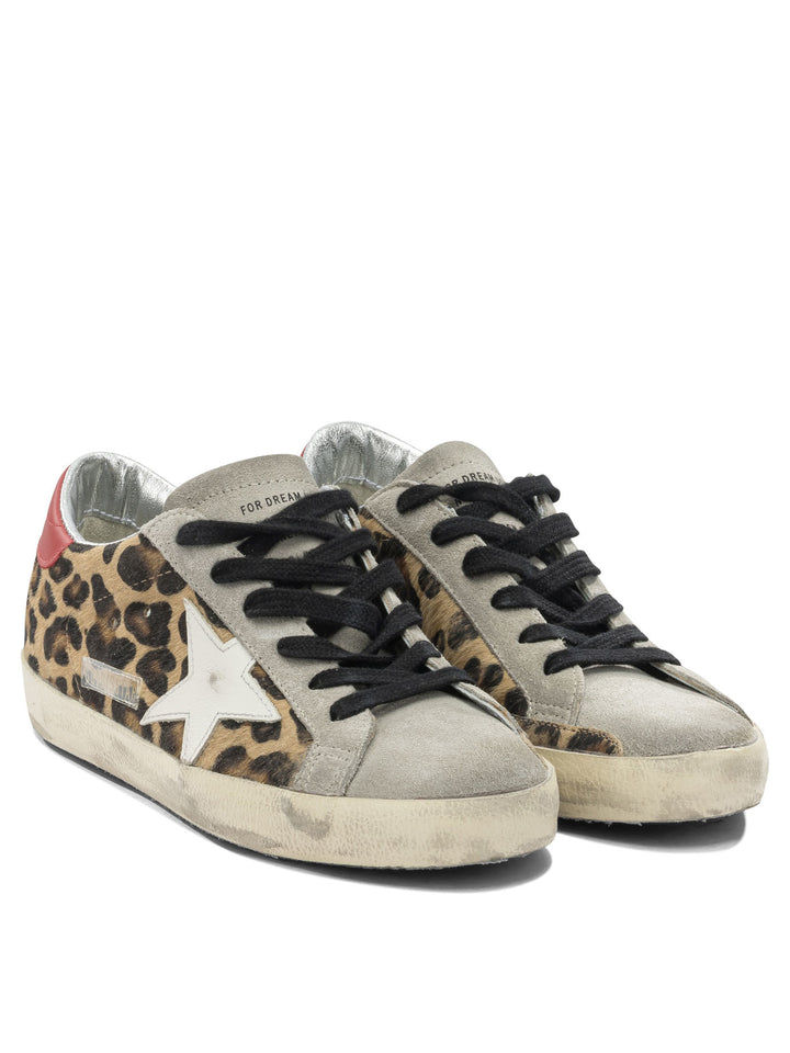 Golden Goose Super Star Sneakers & Slip-On - Brown | f81768f4aa6887db25fdeacc919f9cc7b81bc2a4