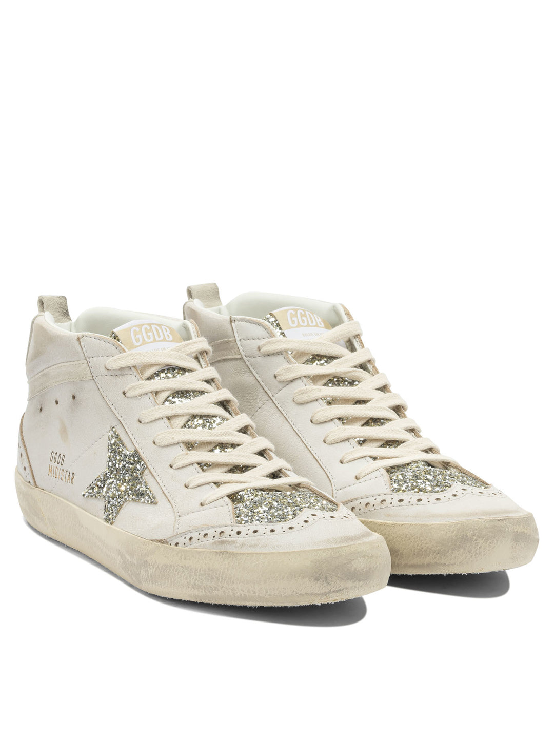 Golden Goose Mid Star Sneakers & Slip-On - White | 2f987f10dc3320eff9e1c8b3ab25a8717cf6f7fe