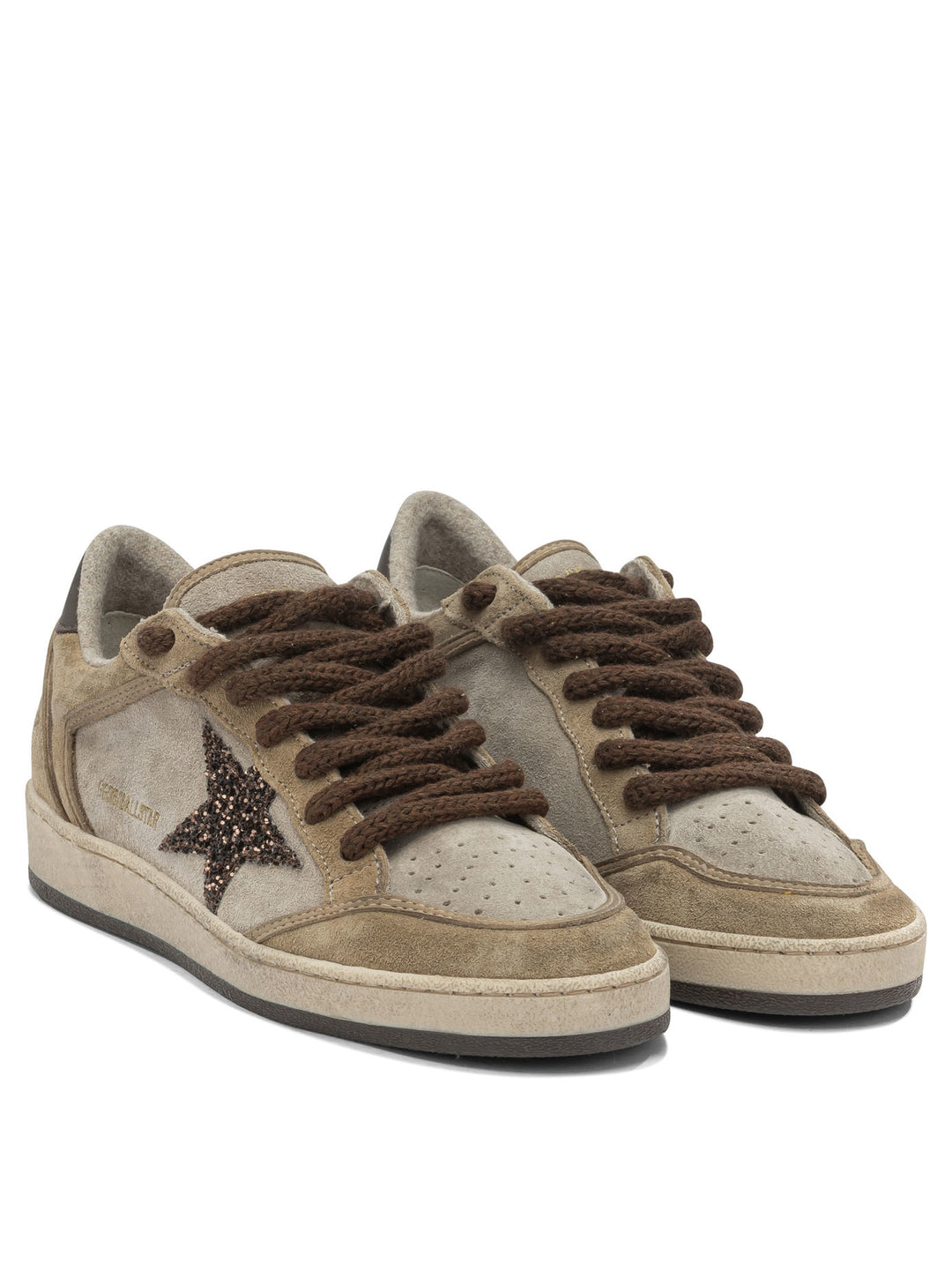 Golden Goose Ballstar Suede Sneakers & Slip-On - Beige | 8be0caa158a1d2e098562e65d569a78cffdfd019