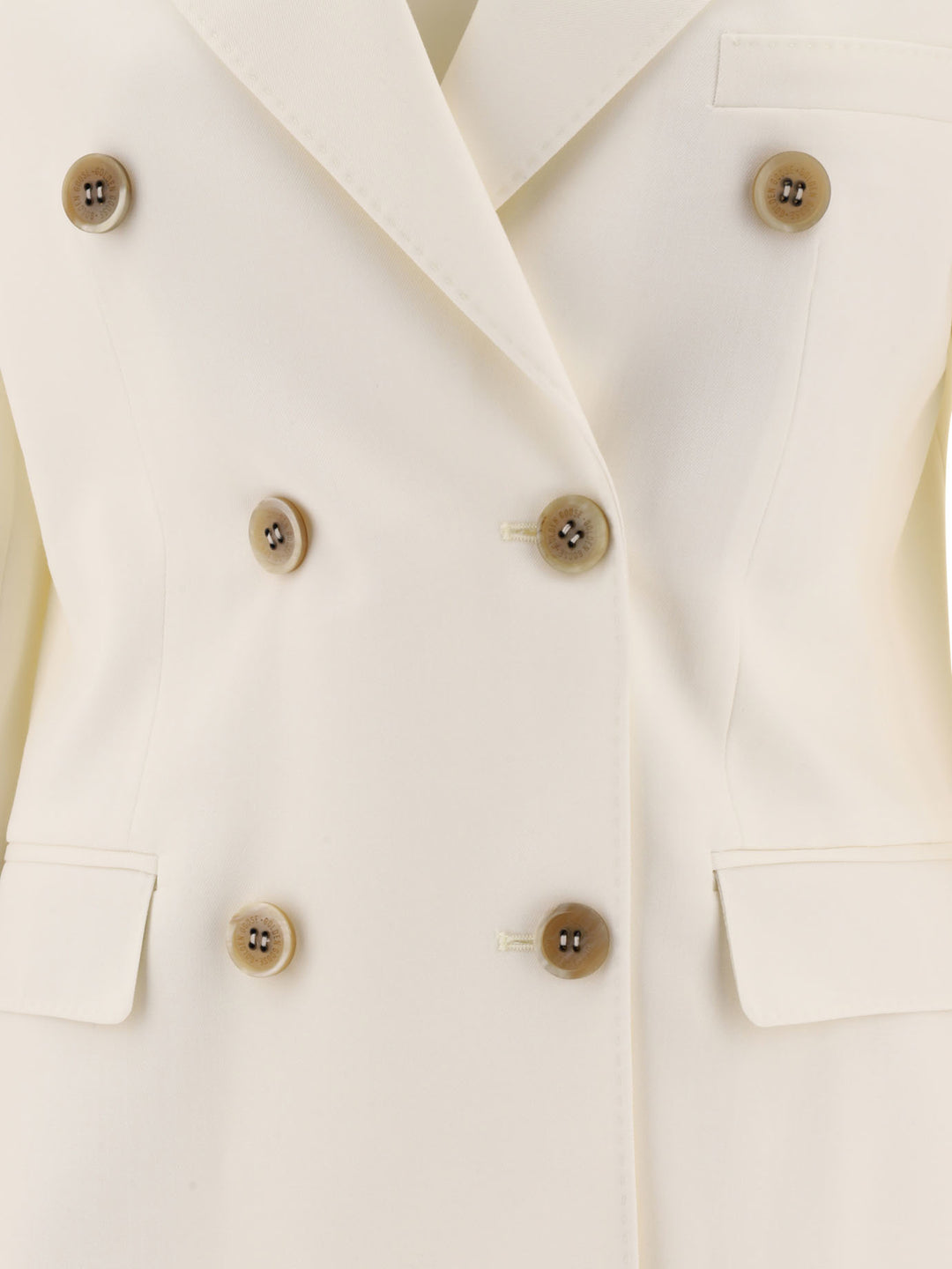 Golden Goose Double-Breasted Wool-Blend Blazer Jackets and Coats - White | 9292b3deee41482e23477ecbd17610ac96c8862f
