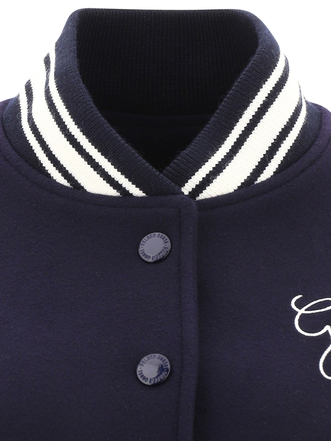 Golden Goose Wool Bomber Jacket Jackets and Coats - Blue | 6bd24afe038049bae3e4eda0e34fdd46b89d6fde