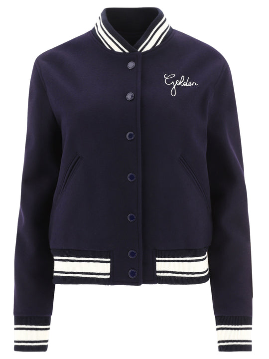 Wool Bomber Jacket Jackets And Coats Blue