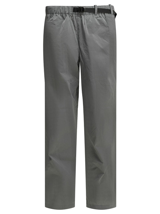 Dope Dyed Rip-Stop Trousers Grey