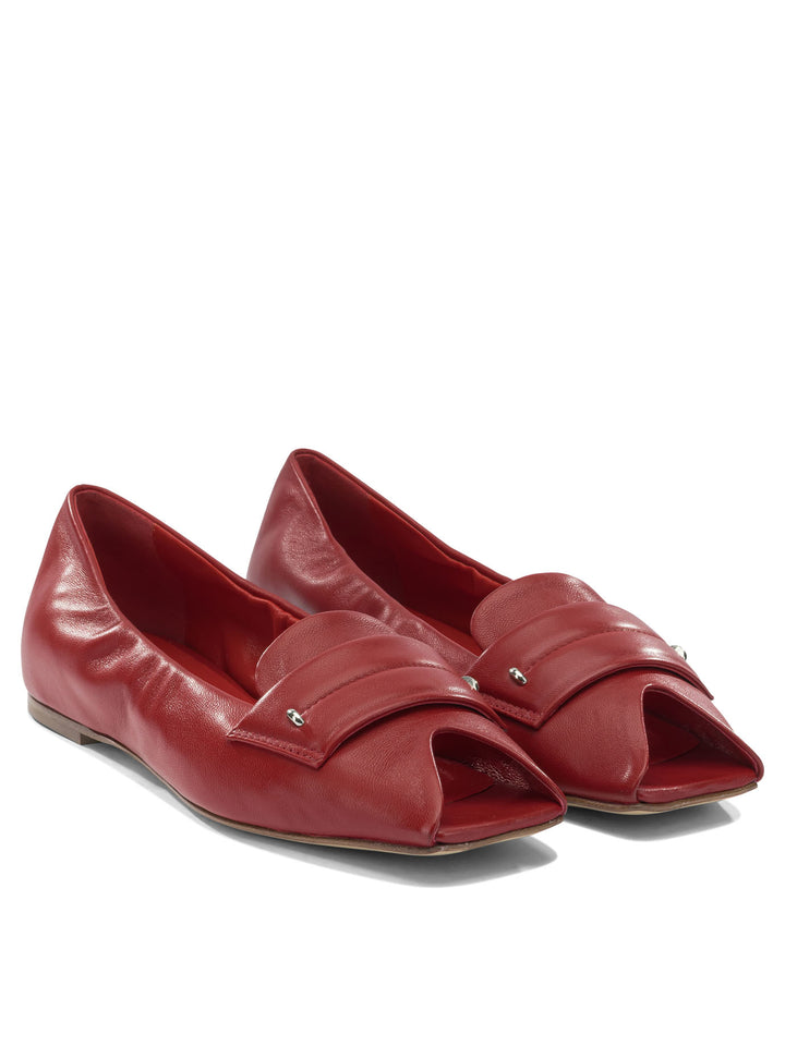 Halmanera  Loafers & Slippers - Red | 680a6d5eff2e0e74f3383b6690e4b245120dea79
