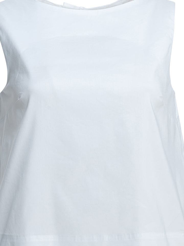 Herno Blouse With Bows Shirts - White | 5732063452f69e1987ab5a91c81d01bc7826857f