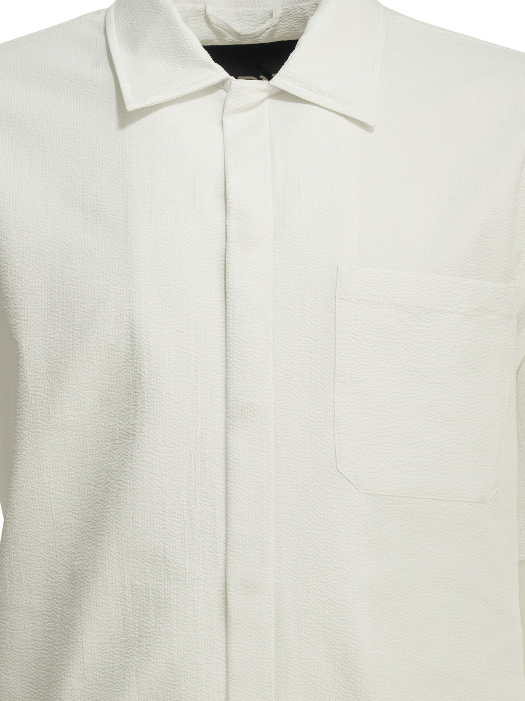 Herno Casual Short-Sleeved Shirt Shirts - White | 112800faa9891a55f0f81156a6c5b510f360effd