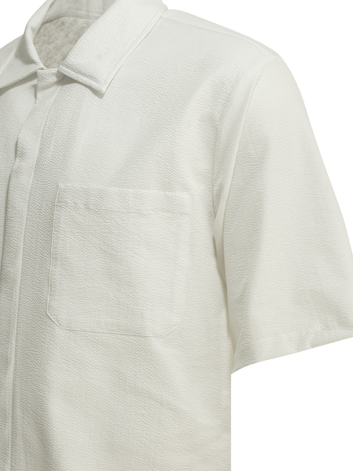 Herno Casual Short-Sleeved Shirt Shirts - White | 9b3cf02fdf7055186360d4f0dc08e4d490f202b2