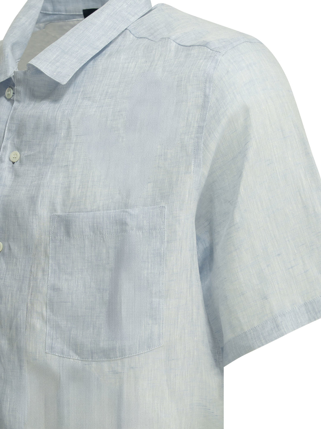 Herno Casual Linen Shirt Shirts - Light blue | 0a1caa4da79c494d7f1160b33190d9d66ba11863