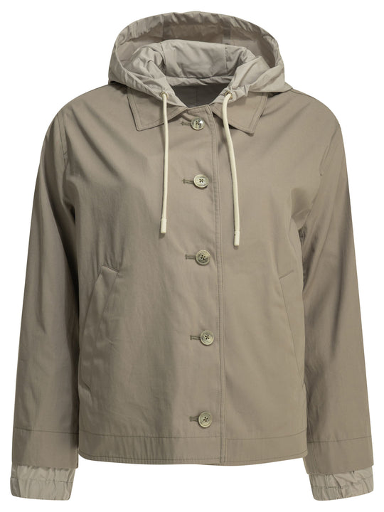 Virgin Wool Casual Shirt Shirts Brown