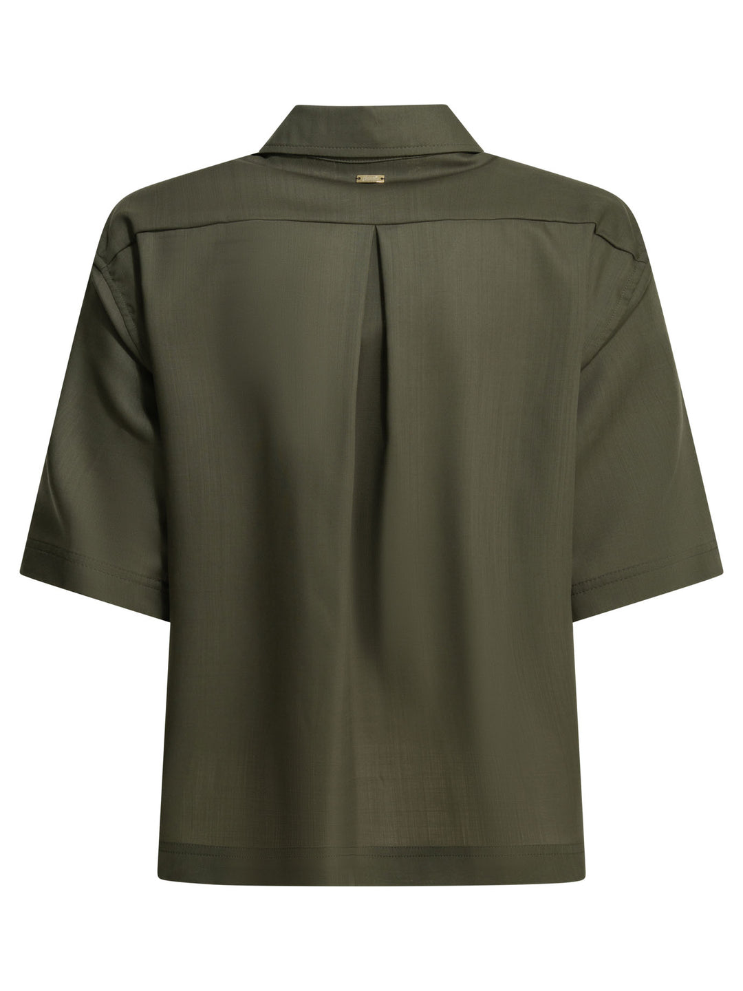 Herno Virgin Wool Casual Shirt Shirts - Green | f4b4f938a356174d9885f82640538b073c92ebd5