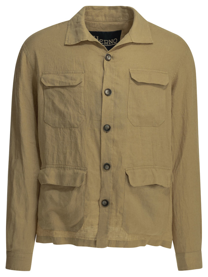 Herno Field Jacket Jackets and Coats - Beige | 4f6ffdf6b703d6342b7ef1333887bb2c6d9795ca