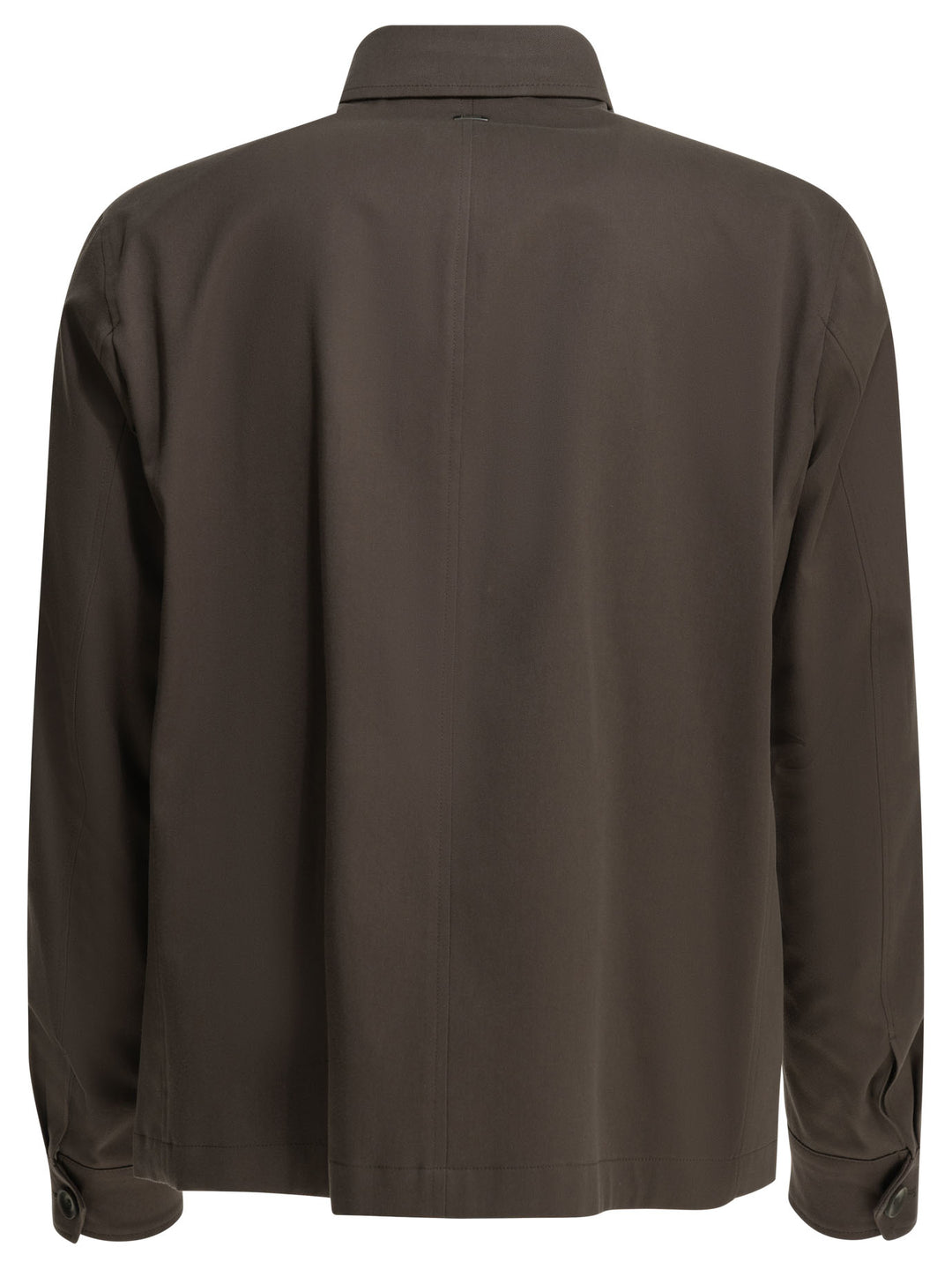 Herno Cotton Overshirt Jacket Jackets and Coats - Brown | 2a5124fd408992dec0f8201190dfbef7c43c19e6
