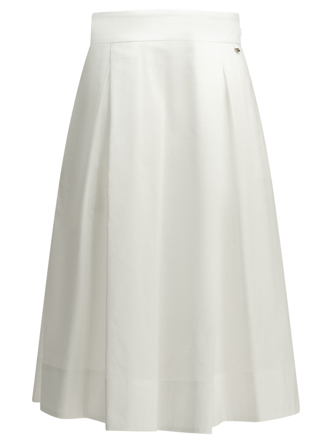Herno A-Line Midi Skirt Skirts - White | d72d8806d8a6252229e2423100034b5a3eec9503