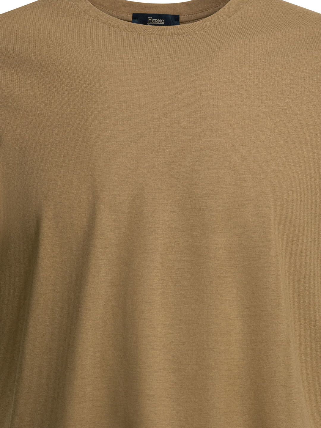 Herno Crew-Neck T-Shirt T-shirts - Brown | a6ec9b0c2ac61cb9d895f6d092398fadb415a0c0