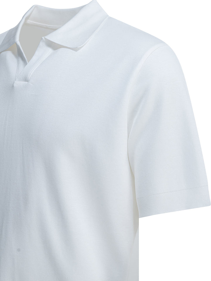 Herno Polo Shirt Without Buttons Polo shirts - White | 3834703c07b5b7dd0cd22cc14fabdc8a858ca405