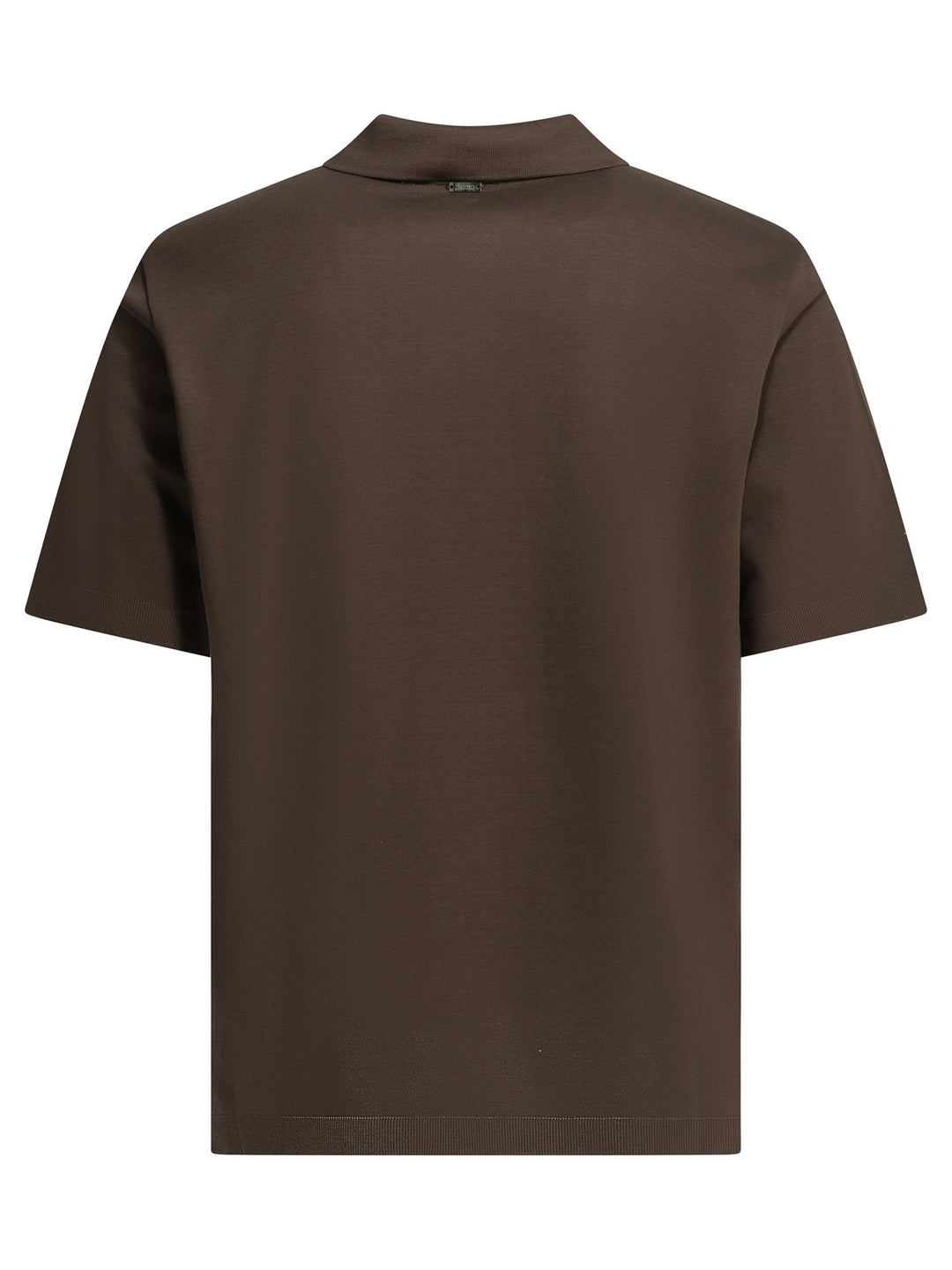 Herno Polo Shirt Without Buttons Polo shirts - Brown | 58e6d0141bf50489fd449f85f966d6323b7dc3f1