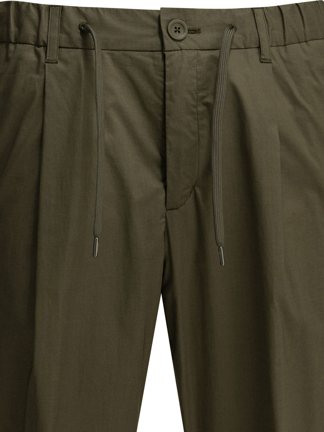 Herno Casual Cotton Pants Trousers - Green | ab8d58913915b65239a0d3ed6c13b87708dcb679