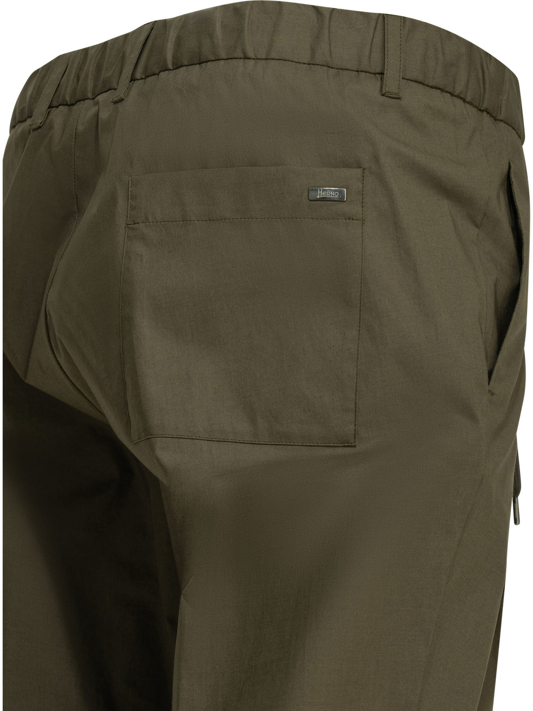 Herno Casual Cotton Pants Trousers - Green | 4360b045778883d4bc132e9b0fb13784dea3ae74