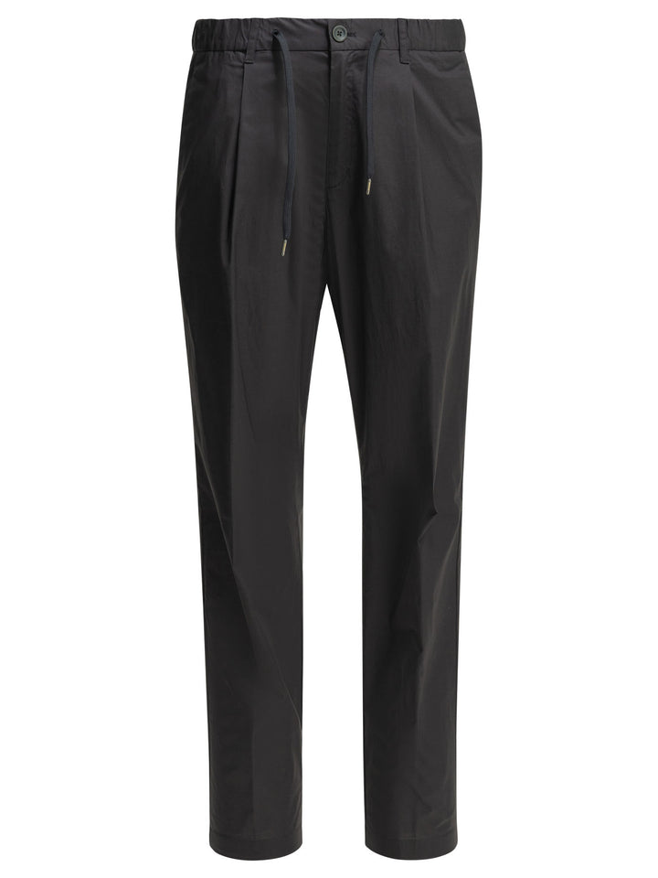 Herno Casual Cotton Pants Trousers - Blue | b40e4e7dcdd112479cf34a03c28f999134635488