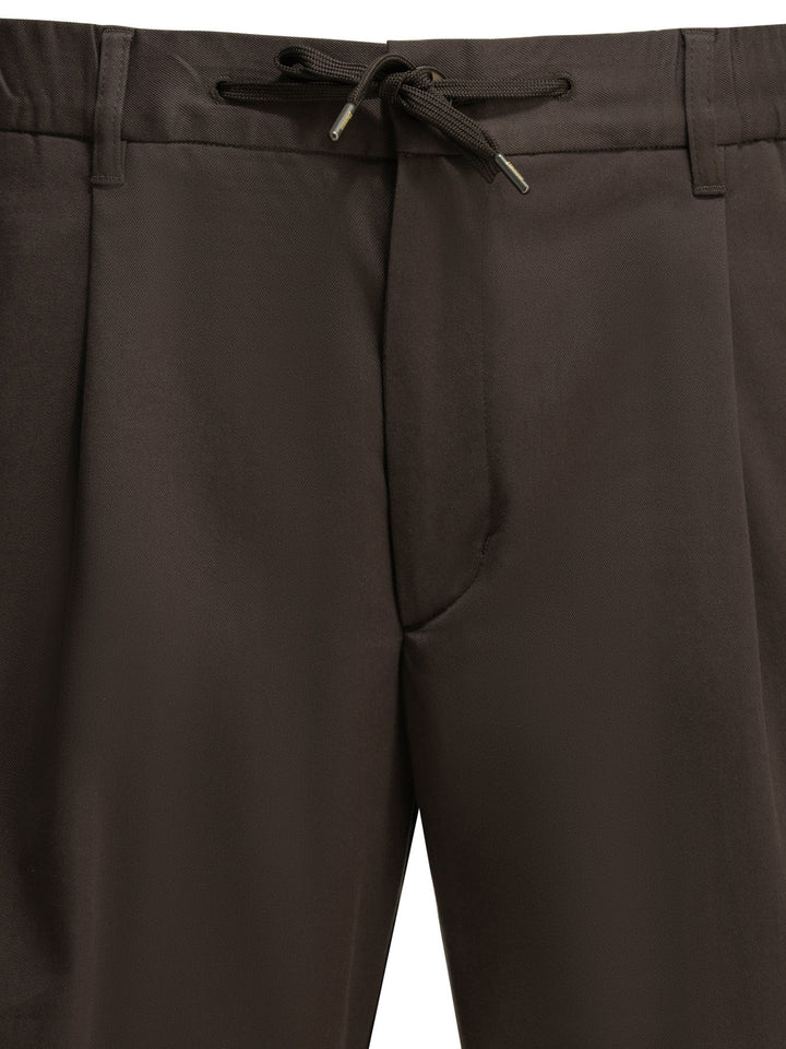 Herno Cotton Cargo Shorts - Brown | d9b05dd790dced57a2e2c2735e88c43977367ed0