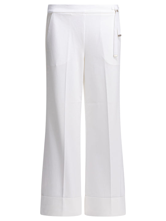 Casual Cotton Pants Trousers White
