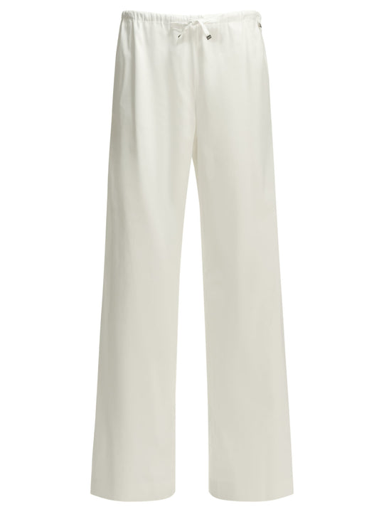 Casual Cotton Pants Trousers White