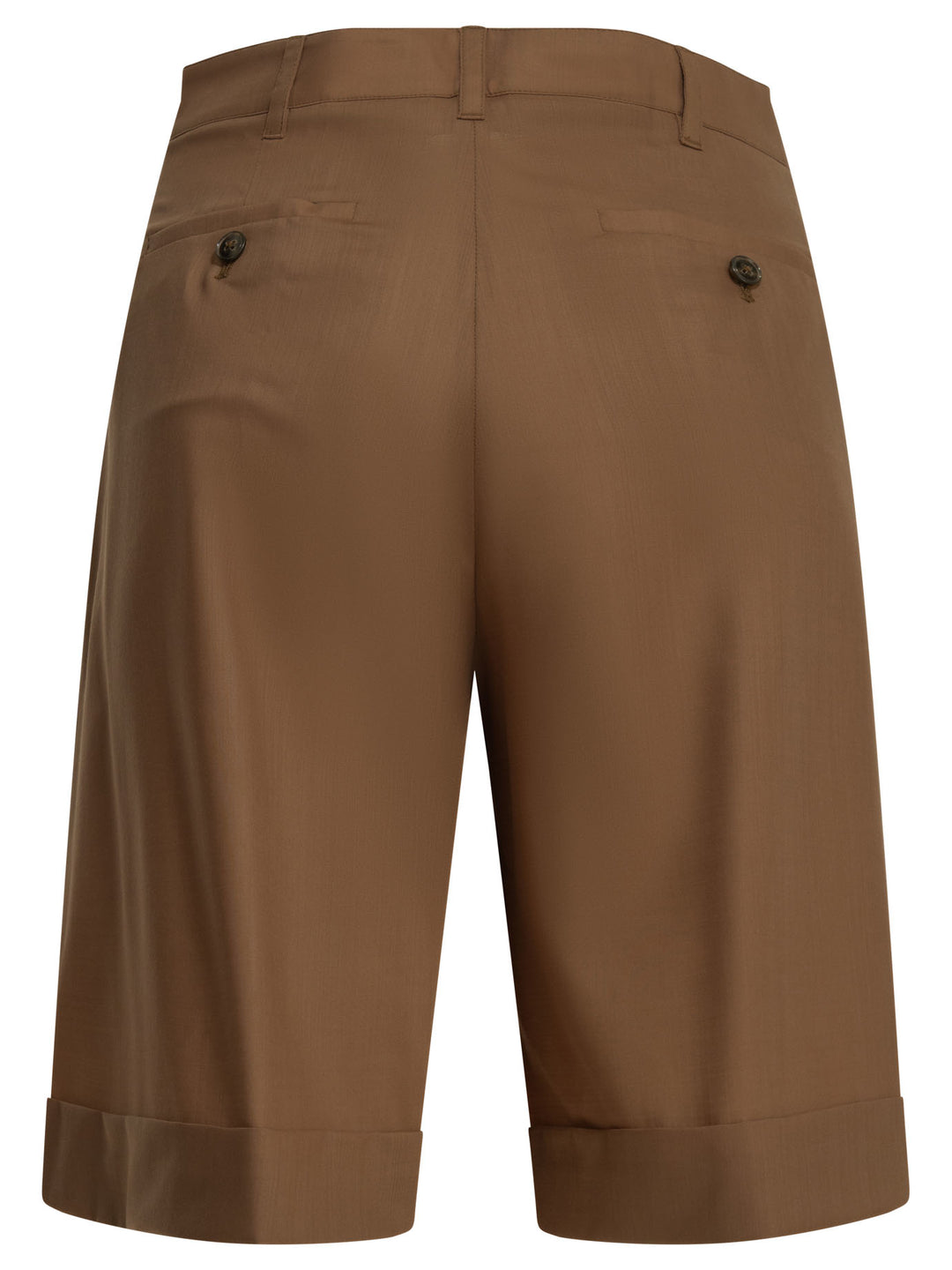 Herno Formal Wool Shorts - Brown | c383794b80f52c1d474e84cc5dcf718beabfdaf3