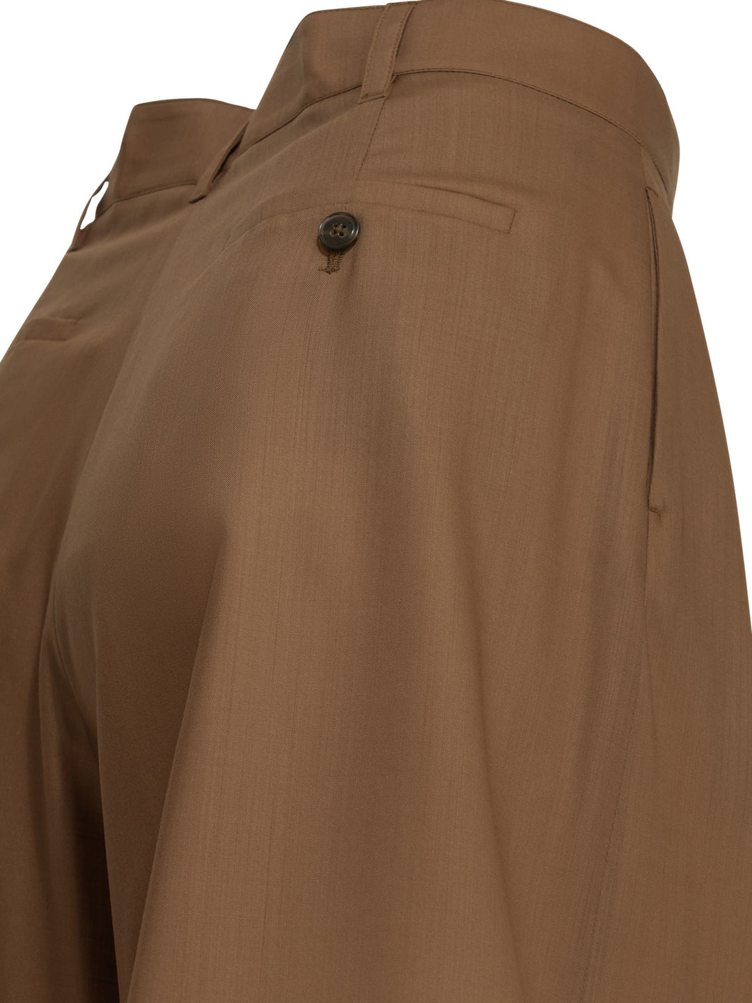 Herno Formal Wool Shorts - Brown | 6995bb5db9a66f6eaac5de2d6e2d12540e552f2b
