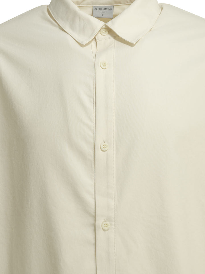 Houdini Sportswear Simbio Base Shirt Shirts - White | ae3f22ebcb70557d8715806562b482035efe1aa6