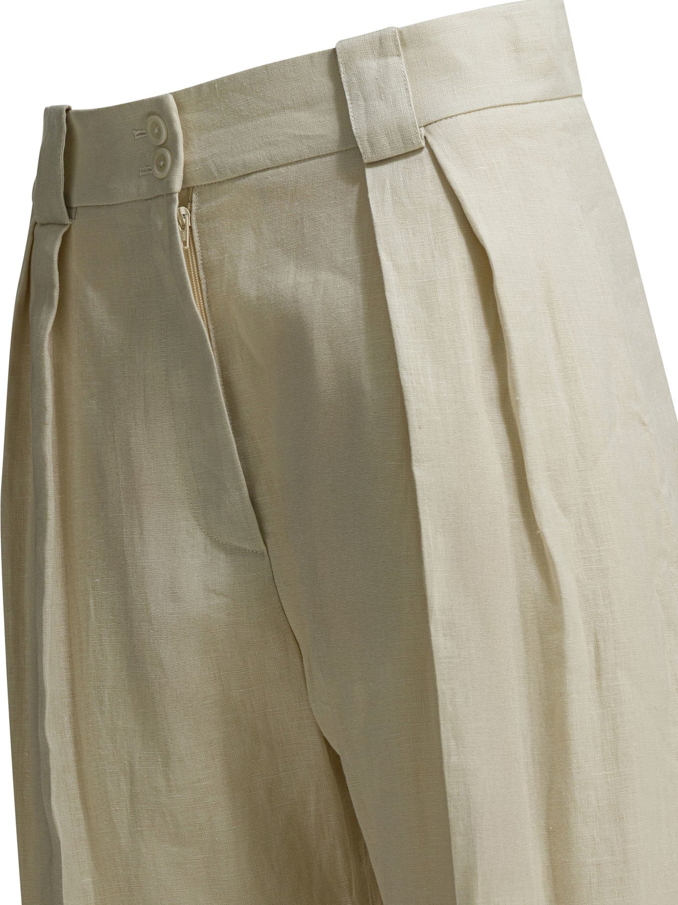 Ines De La Fressange Trousers - Beige | 4c521906c76bf6b73ebd1188ab9fc44a51c84d92