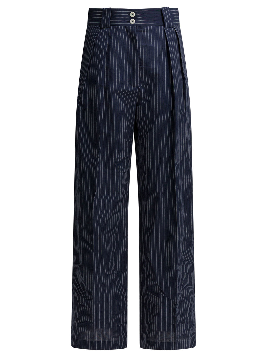 Ines De La Fressange Trousers - Blue | 9f2b256627ad04f70b013e28e27f46b47b5e93d7