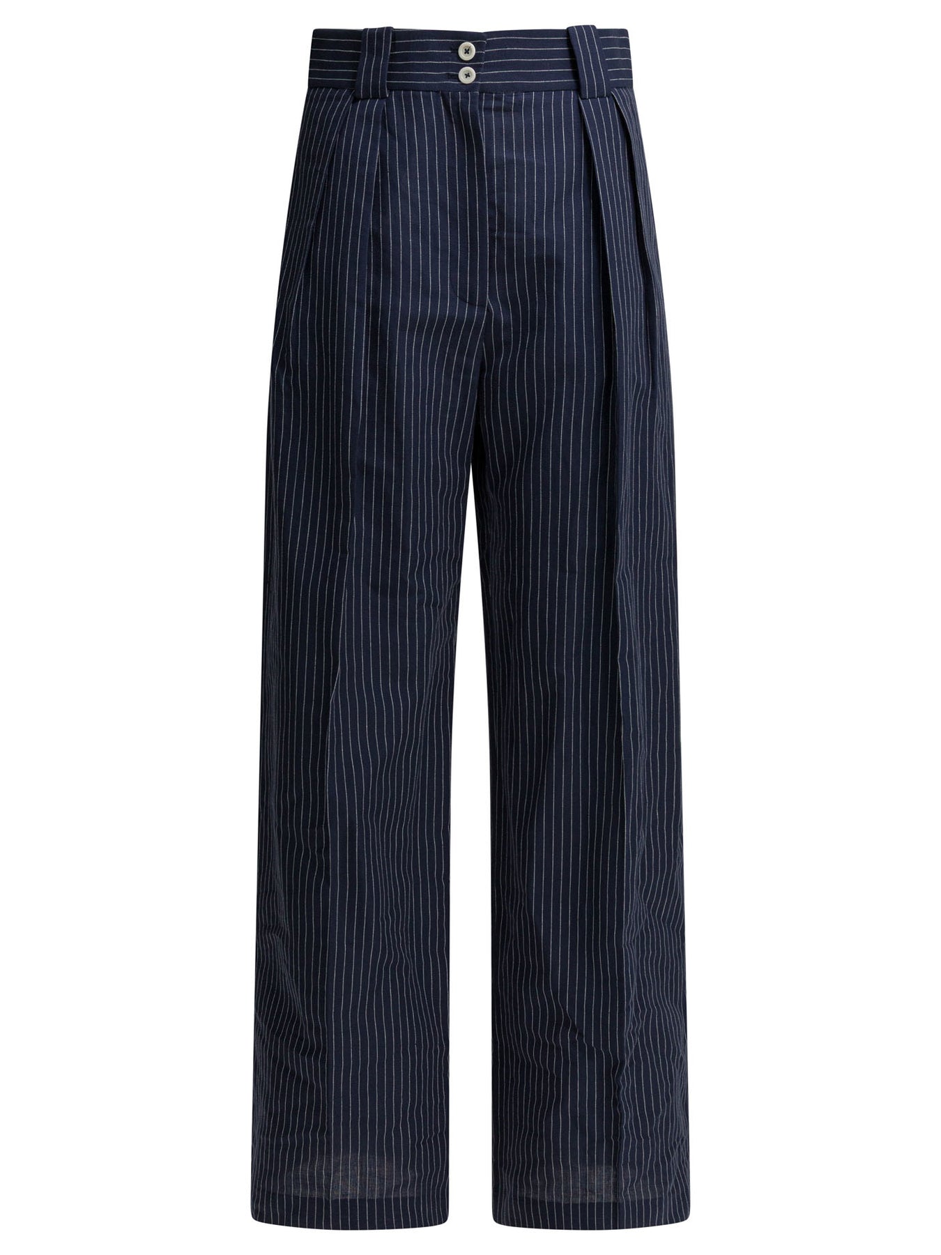 Ines De La Fressange Trousers - Blue | 9f2b256627ad04f70b013e28e27f46b47b5e93d7