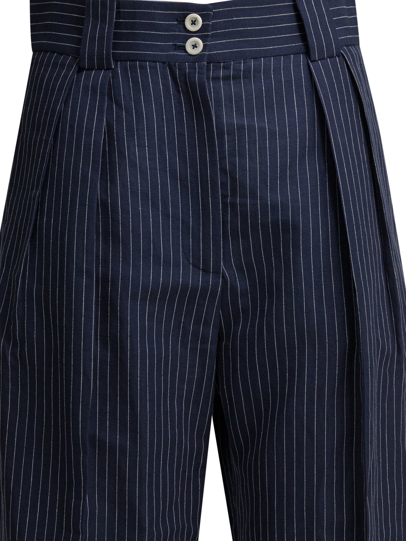 Ines De La Fressange Trousers - Blue | 692fe17cb2eb516f3bddf72f954be6bfaa20f0a2