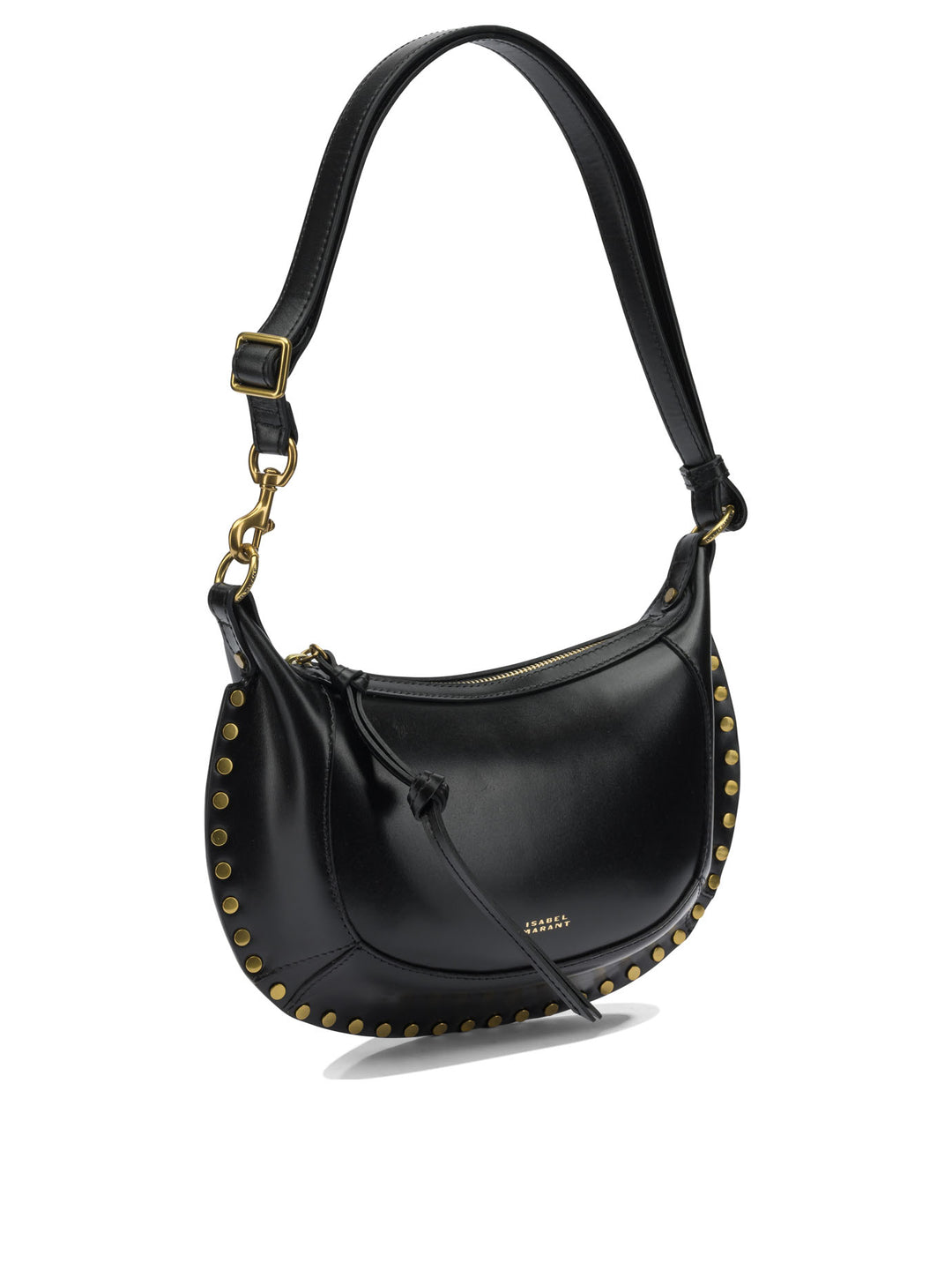 Isabel Marant Oskan Moon Shoulder Bags - Black | 836e58e71f1daccbcc6129596450d09b2feeed50