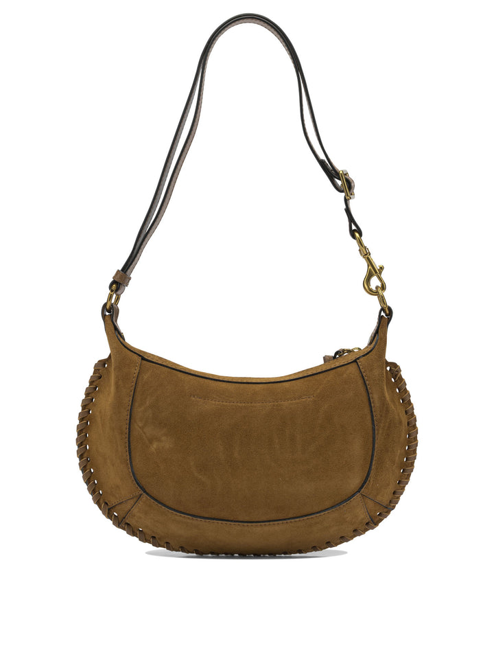 Isabel Marant Oskan Moon Shoulder Bags - Brown | dd83cdf4d342330353e225b29635833551fa8d83