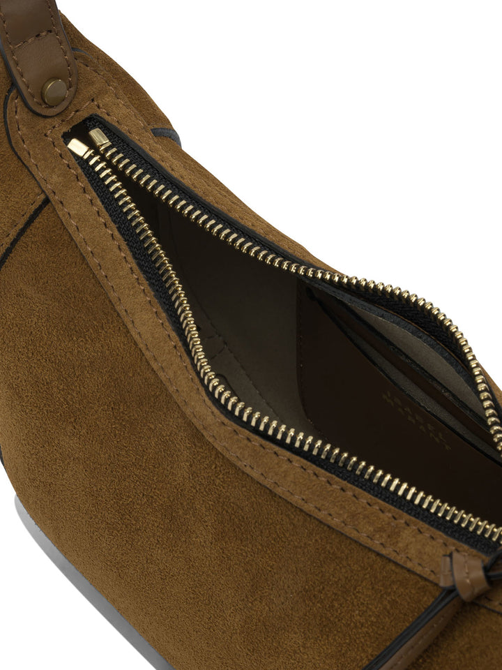 Isabel Marant Oskan Moon Shoulder Bags - Brown | 2e708de388e66c4dfa5c209a9a95b1eff3ccbbf0