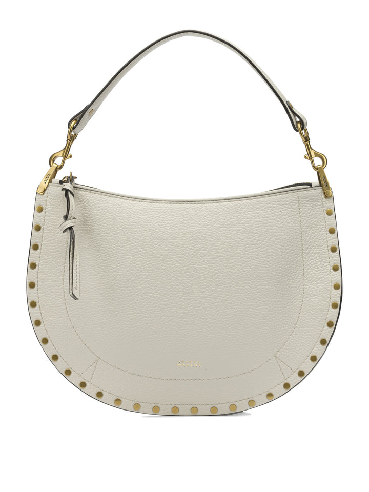 Isabel Marant Oskan Soft Zip Shoulder Bags - White | d0a9ae1de4ffc5812e5b6c48190da663055b8ef0