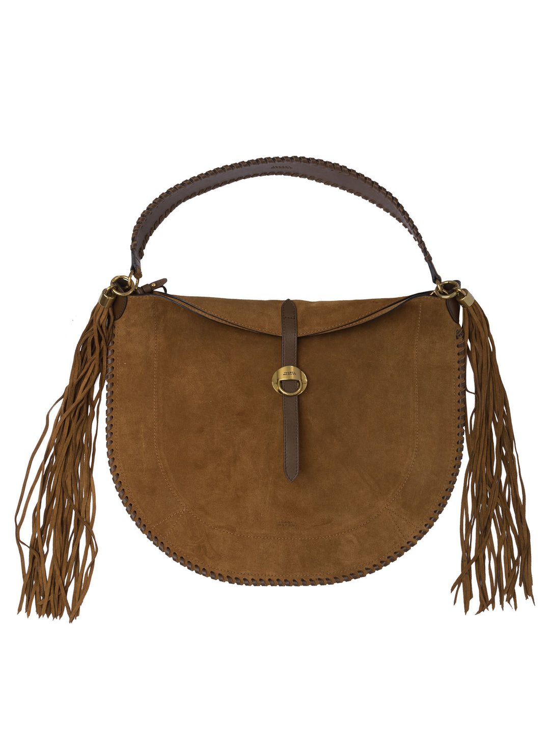 Isabel Marant Oskan Hobo Folk Shoulder Bags - Brown | ea0a658129689eb6cb10fc87f7ca113dc6cb54c5