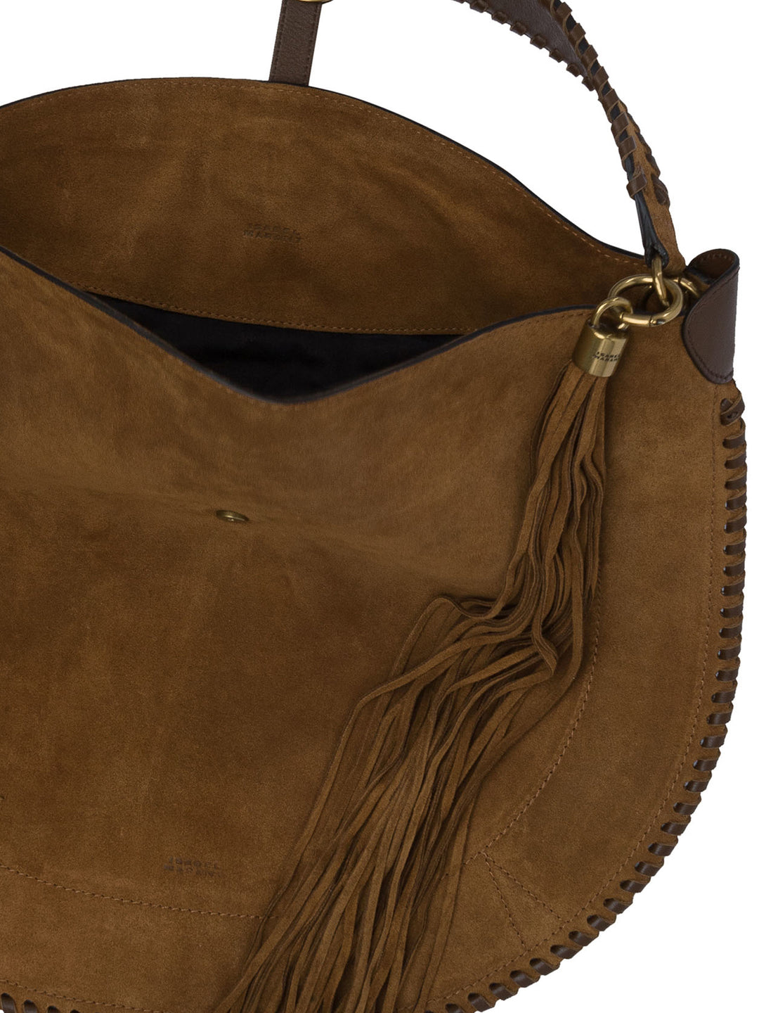 Isabel Marant Oskan Hobo Folk Shoulder Bags - Brown | 90e8404552eaff8080c42a775f27a0972f90232c