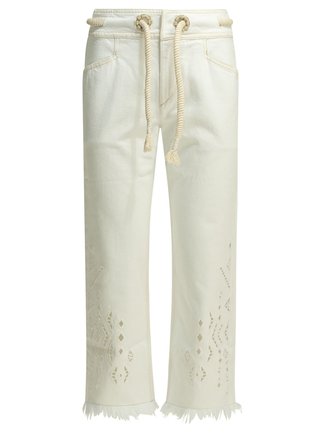 Isabel Marant Alison Jeans - White | f9b32b95ccc15f2ea4cee4b293379df6e6fd7fc1