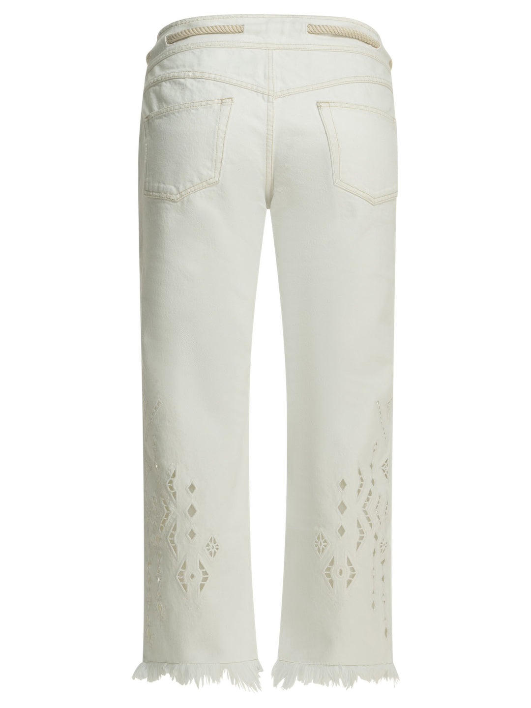 Isabel Marant Alison Jeans - White | 83a0d1810659c0f2b15250343bb98ed93df5c96a