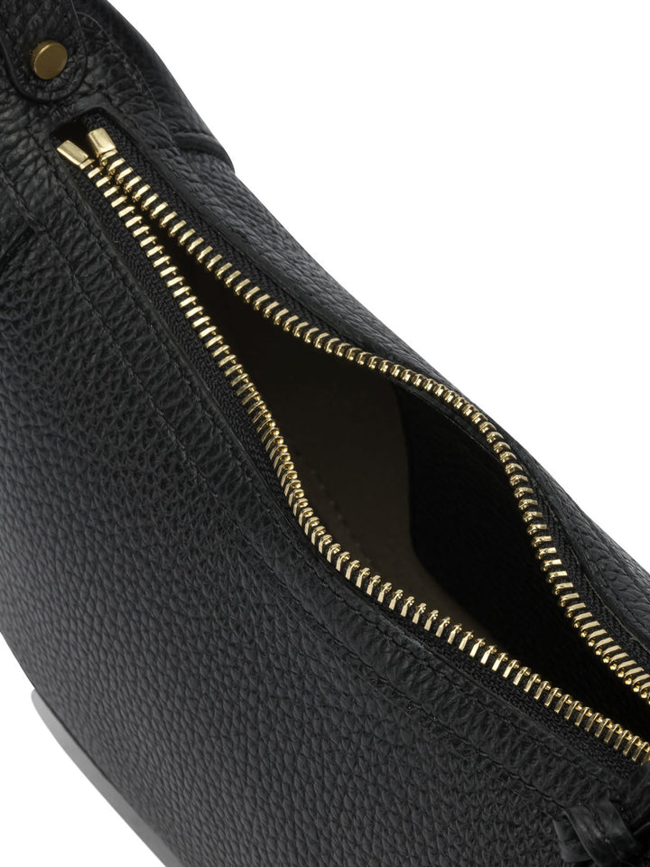 Isabel Marant Oskan Moon Shoulder Bags - Black | 4bbc8800ad84d3b3f5c0bc9c2118520aa027c539