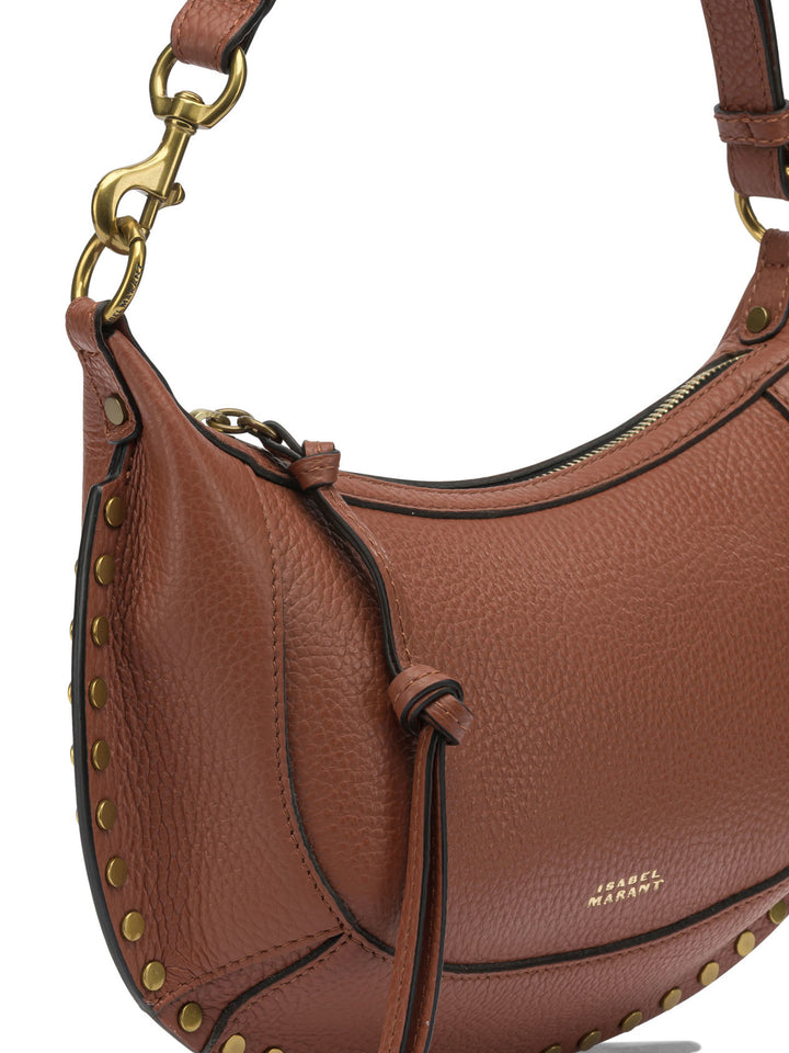 Isabel Marant Oskan Moon Shoulder Bags - Brown | 4efce1be662cea911604d90b3d08328867fc5a3b