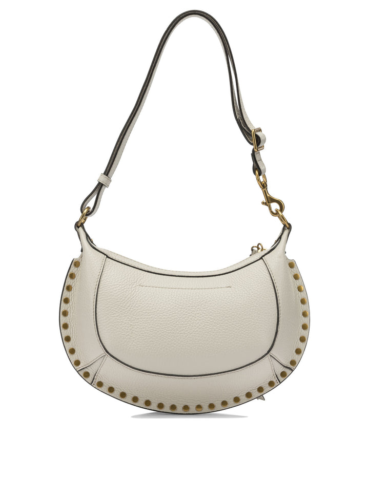 Isabel Marant Oskan Moon Shoulder Bags - White | ccb5d86ec654f06edd9b58f170266f9cb0d9ba8f