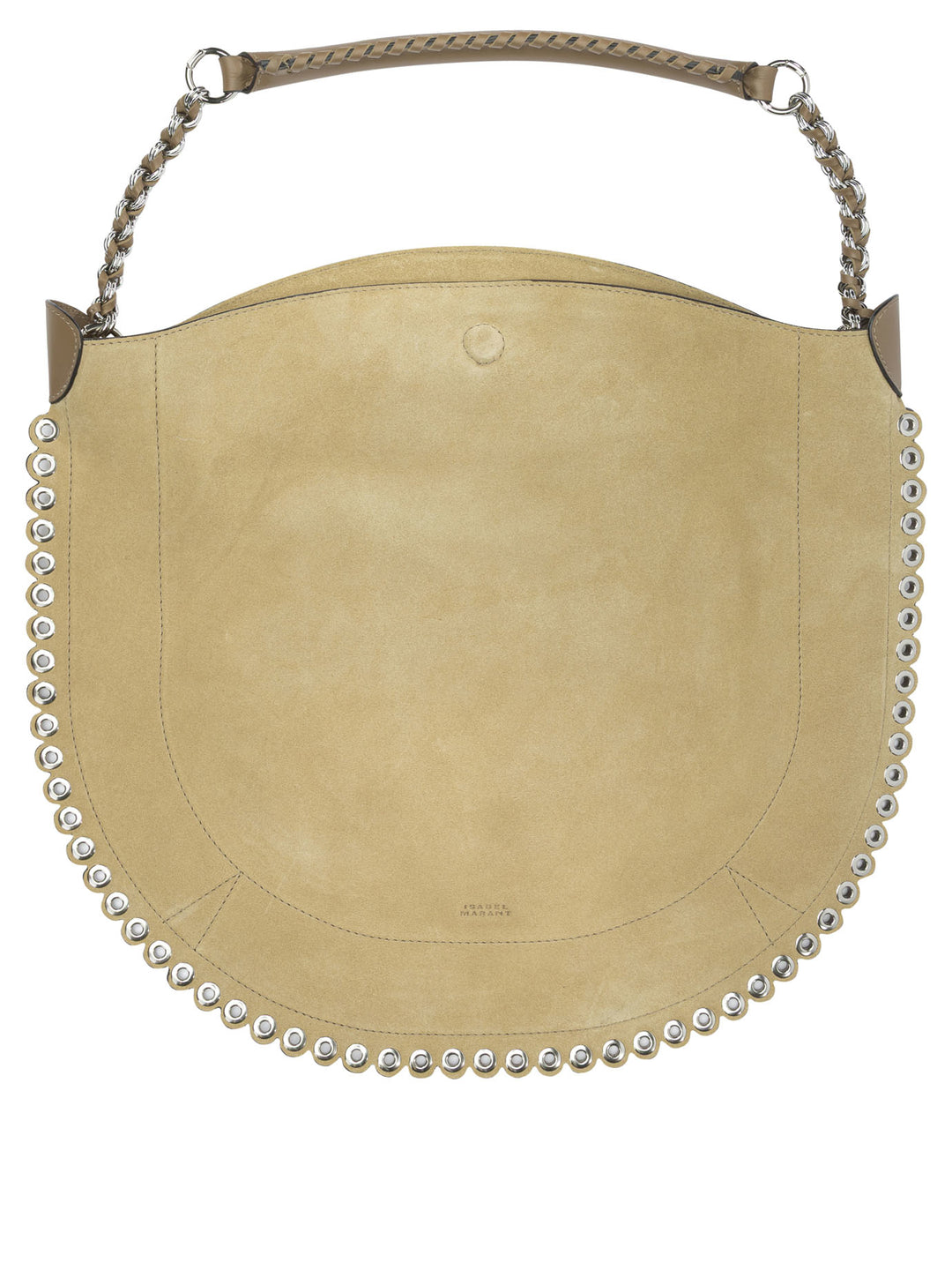 Isabel Marant Oskan Hobo Soft Shoulder Bags - Beige | cfcbe212ea457cafa1979cb582f9b4023c2fd2cd