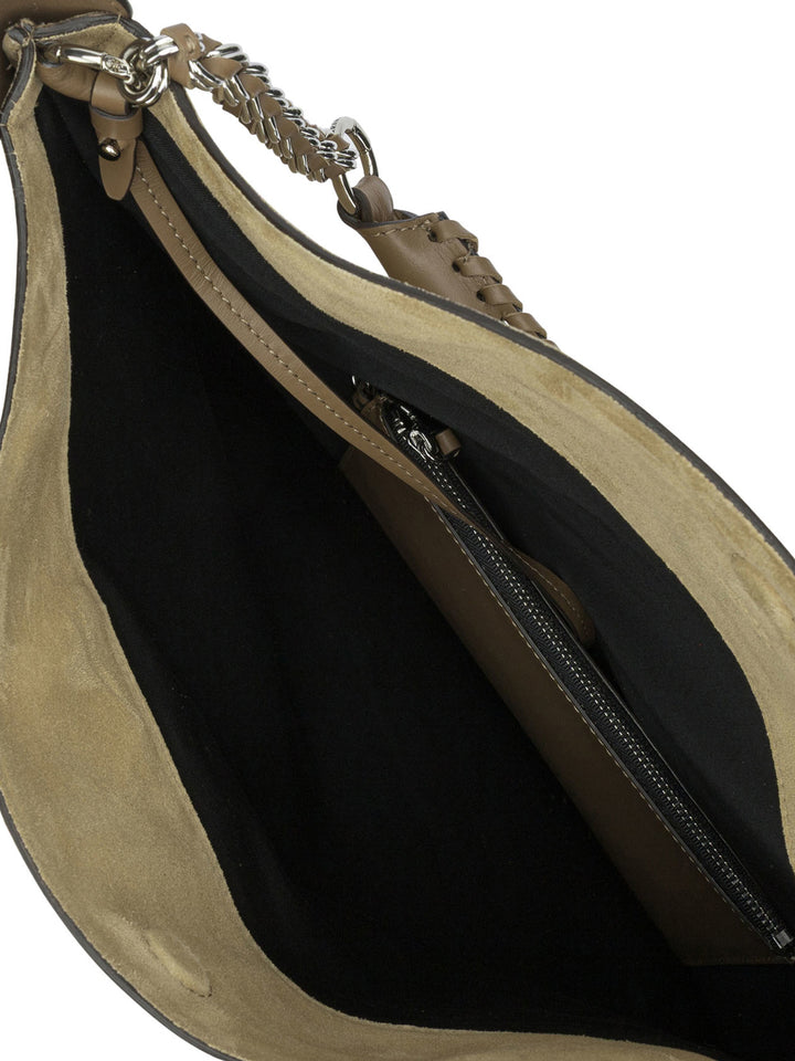 Isabel Marant Oskan Hobo Soft Shoulder Bags - Beige | 599417969566269beb7707fb3f4dfb7d52d9009a