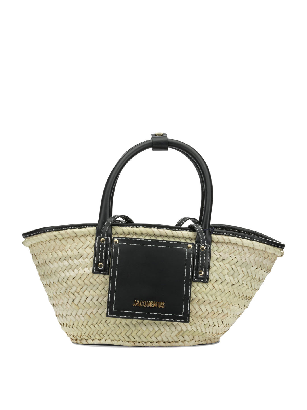Jacquemus Le Petit Panier Soli Handbags - Black | 820ead94f2f71612b7458184cb9f73346b46a402
